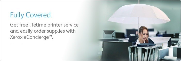 Xerox eConcierge, Free Printer Service, Xerox Supplies, Xerox Printers